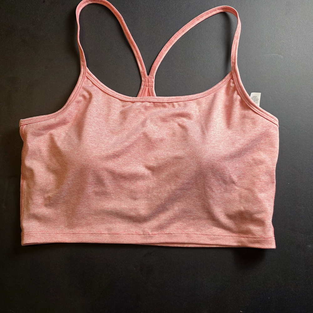 Women's Pink Seamless Racerback Bralette